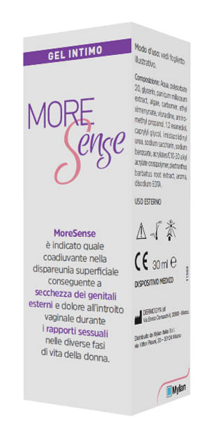 MORESENSE GEL TUBO 30 ML - farmasorriso.com