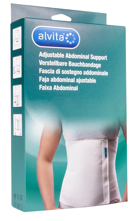 ALVITA FASCIA ADDOMINALE MISURA 2 CIRCONFERENZA 95-100 CM - farmasorriso.com