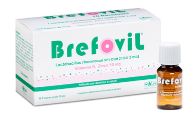 BREFOVIL 10 FLACONCINI MONODOSE DA 10 ML GUSTO LAMPONE - farmasorriso.com