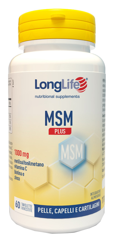 LONGLIFE MSM PLUS 60 TAVOLETTE RIVESTITE DA 1,85 G - farmasorriso.com