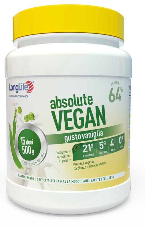 LONGLIFE ABSOLUTE VEGAN 500 G - farmasorriso.com
