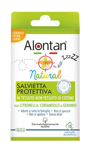 ALONTAN NATURAL SALVIETTA MONOUSO 12 PEZZI - farmasorriso.com