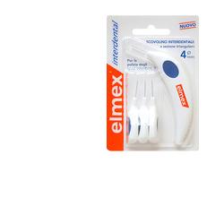 ELMEX INTERDENTAL SCOVOLINO INTERDENTALE 4 MM 6 TESTINE + MANICO - farmasorriso.com