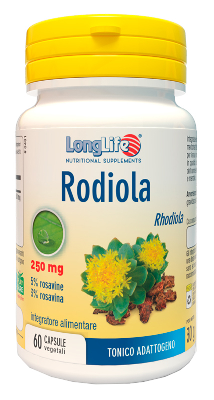 LONGLIFE RODIOLA 60 CAPSULE VEGETALI - farmasorriso.com