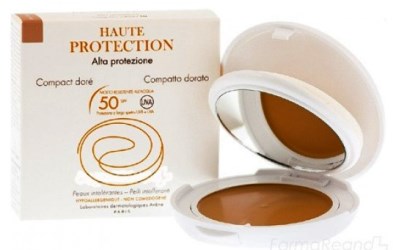EAU THERMALE AVENE COMPATTO SPF50 DORATO 10 G - farmasorriso.com