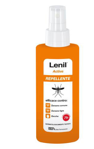 LENIL ACTIVE SPRAY SOLUZIONE ANTIZANZARA IN FLACONE + POMPA SPRAY 100 ML - farmasorriso.com
