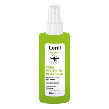 LENIL NATURAL SOLUZIONE ANTIZANZARA IN FLACONE + POMPA SPRAY 100 ML - farmasorriso.com