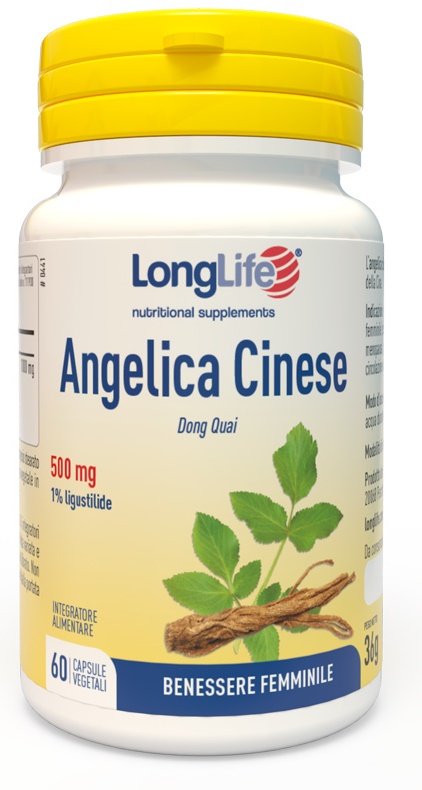 LONGLIFE ANGELICA CINESE 60 CAPSULE VEGETALI - farmasorriso.com