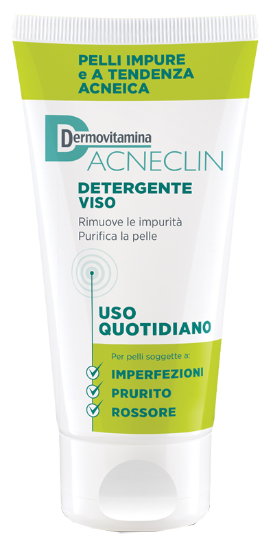 DERMOVITAMINA ACNECLIN DETERGENTE VISO USO QUOTIDIANO 200 ML - farmasorriso.com