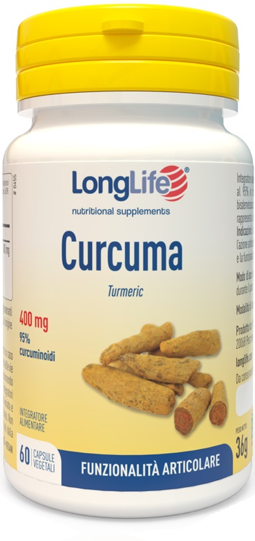 LONGLIFE CURCUMA 60 CAPSULE VEGETALI - farmasorriso.com