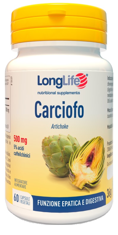 LONGLIFE CARCIOFO 60 CAPSULE VEGETALI - farmasorriso.com