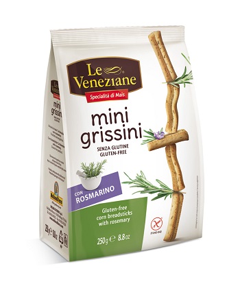 LE VENEZIANE MINI GRISSINI ROSMARINO 250 G - farmasorriso.com