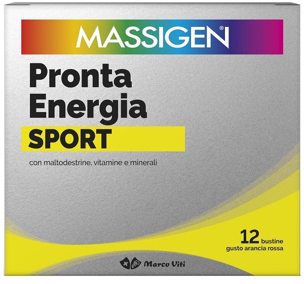MASSIGEN SPORT PRONTA ENERGIA 12 BUSTINE - farmasorriso.com