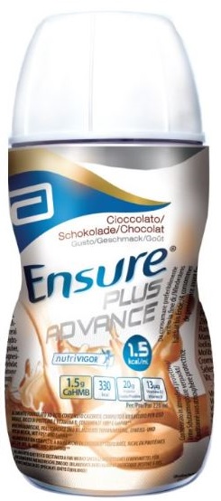 ENSURE PLUS ADVANCE CIOCCOLATO 4 BOTTIGLIE DA 220 ML - farmasorriso.com