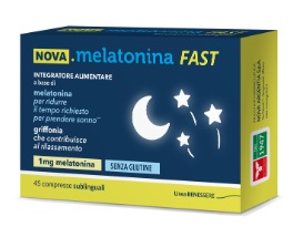NOVA MELATONINA FAST 45 COMPRESSE 1MG DI MELATONINA - farmasorriso.com