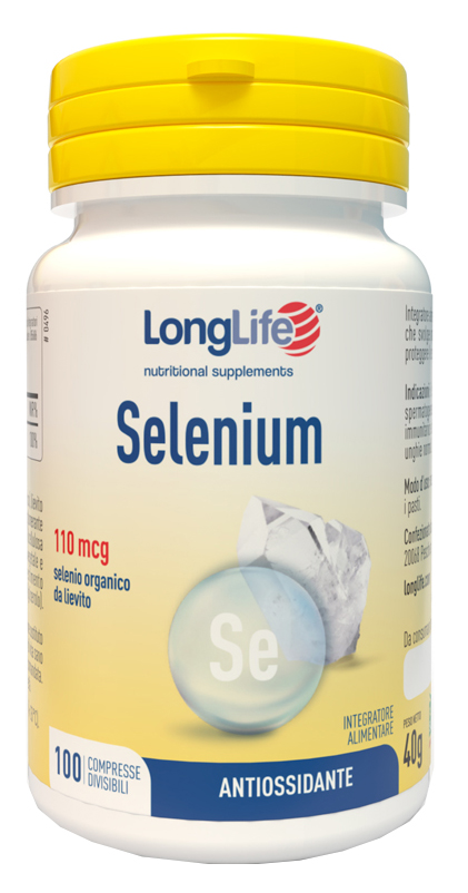 LONGLIFE SELENIUM 100 COMPRESSE DIVISIBILI - farmasorriso.com