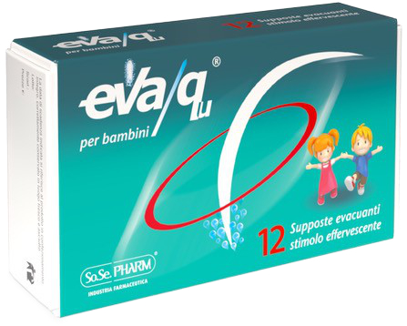 EVA QU BAMBINI SUPPOSTE EVACUANTI 12 PEZZI - farmasorriso.com
