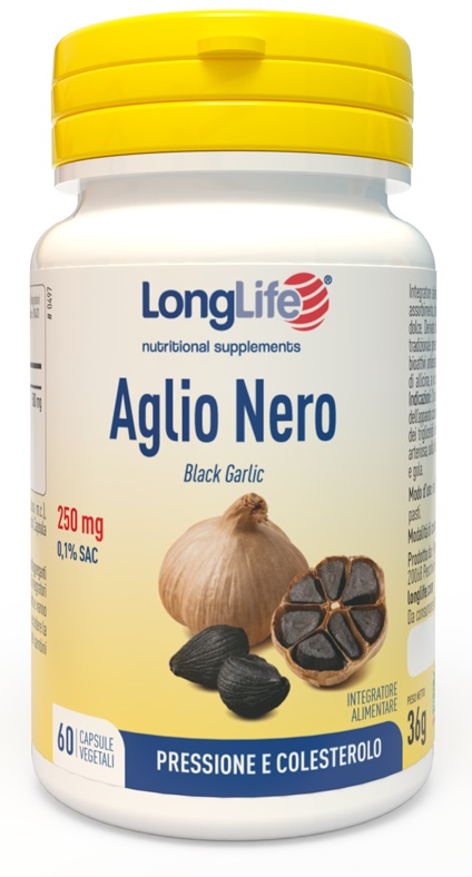 LONGLIFE AGLIO NERO 60 CAPSULE VEGETALI - farmasorriso.com