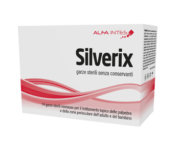 GARZA PERIOCULARE SILVERIX 14 PEZZI - farmasorriso.com
