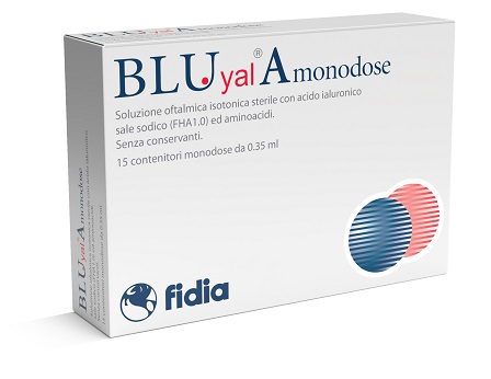 BLU YAL A MONODOSE GOCCE OCULARI 15 FLACONCINI 0,35 ML - farmasorriso.com