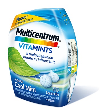 MULTICENTRUM VITAMINTS COOL MINT 50 CARAMELLE - farmasorriso.com