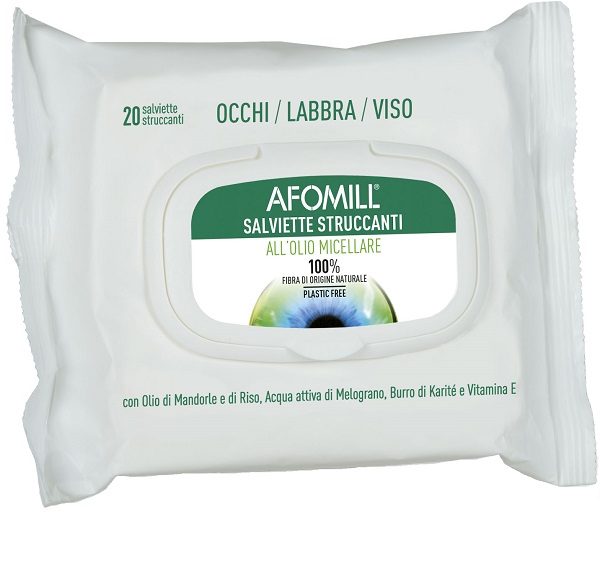 AFOMILL SALVIETTINE STRUCCANTI OLIO MICELLARE - farmasorriso.com