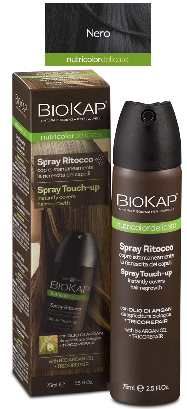 BIOS LINE BIOKAP NUTRICDEL SPRAY RITOCCO NERO 75 ML - farmasorriso.com