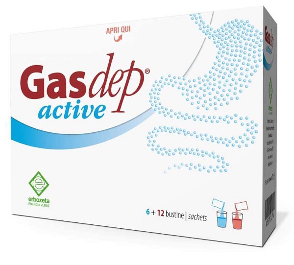 GASDEP ACTIVE 6+12 BUSTINE - farmasorriso.com