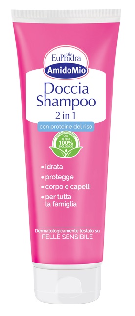 EUPHIDRA AMIDOMIO DOCCIA SHAMPOO 2 IN 1 250 ML - farmasorriso.com
