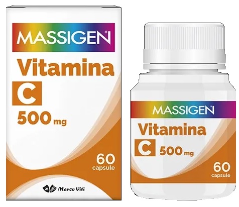 MASSIGEN C VITI 500MG DI VITAMINA C 60 CAPSULE - farmasorriso.com