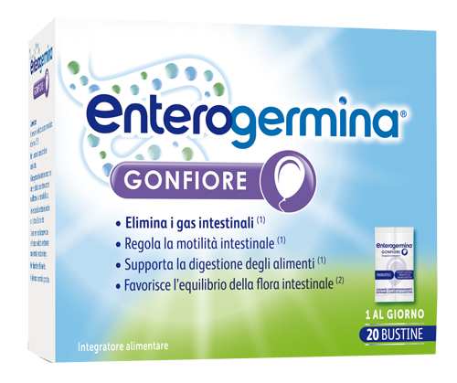 ENTEROGERMINA GONFIORE 20 BUSTINE BIPARTITE - farmasorriso.com