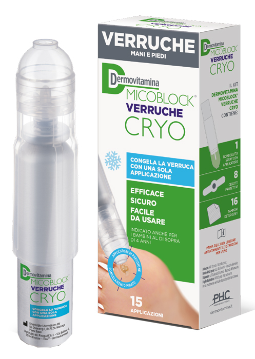 DERMOVITAMINA MICOBLOCK VERRUCHE CRYO SPRAY 38 ML - farmasorriso.com