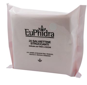 EUPHIDRA SALVIETTINE STRUCCANTI 20 PEZZI - farmasorriso.com