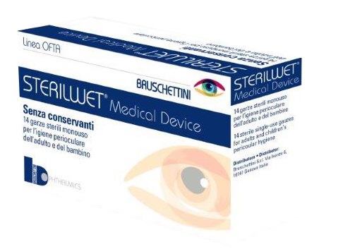 STERILWET GARZA OFTALMICA 14 PEZZI - farmasorriso.com