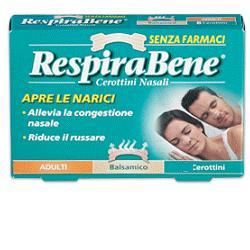 CEROTTO NASALE BALSAMICO ADULTI RESPIRA BENE 10 PEZZI - farmasorriso.com