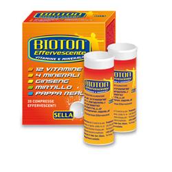BIOTON EFFERVESCENTE 2 TUBI 10 COMPRESSE - farmasorriso.com