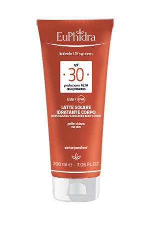 EUPHIDRA KALEIDO UV SYSTEM LATTE SOLARE CORPO 30 - farmasorriso.com