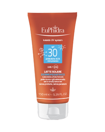 EUPHIDRA KALEIDO UV SYSTEM LATTE SOLARE DERMOPED 30 - farmasorriso.com