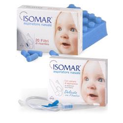 ASPIRATORE NASALE ISOMAR SET + 3 FILTRI OMAGGIO - farmasorriso.com