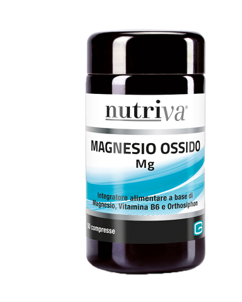 NUTRIVA MAGNESIO OSSIDO GI GROUP 50 COMPRESSE 1 G - farmasorriso.com