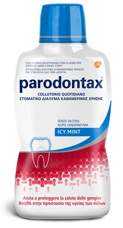 PARODONTAX COLLUTORIO QUOTIDIANO ICY MINT CON FLUORO 500 ML - farmasorriso.com