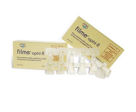 FILME OPHT-R LIQUIDO OFTALMICO PROTETTIVO 10 FLACONCINI 0,5 ML - farmasorriso.com