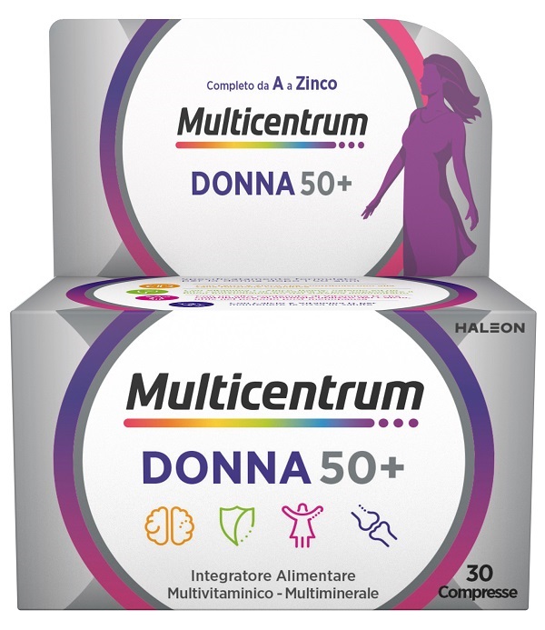 MULTICENTRUM DONNA 50+ 30 COMPRESSE - farmasorriso.com