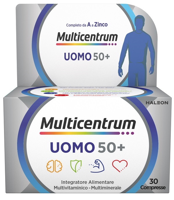 MULTICENTRUM UOMO 50+ 30 COMPRESSE - farmasorriso.com