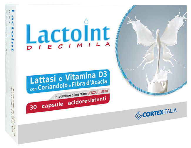 LACTOINT DIECIMILA 30 CAPSULE ACIDORESISTENTI SENZA GLUTINE - farmasorriso.com