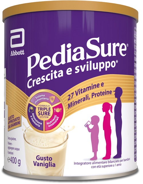 PEDIASURE CRESCITA&SVILUPPO VANIGLIA 400 G - farmasorriso.com