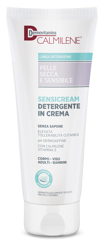 DERMOVITAMINA CALMILENE SENSICREAM DETERGENTE IN CREMA SENZA SAPONE PER PELLE SECCA E SENSIBILE 250 ML - farmasorriso.com