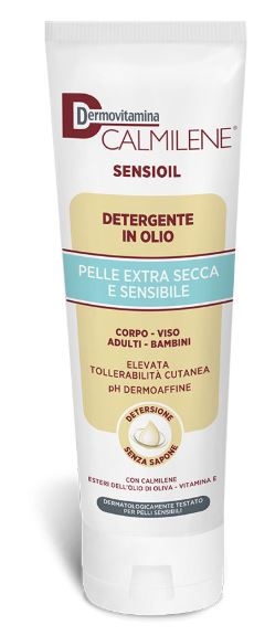 DERMOVITAMINA CALMILENE SENSIOIL DETERGENTE IN OLIO SENZA SAPONE PER PELLE EXTRA SECCA E SENSIBILE 250 ML - farmasorriso.com