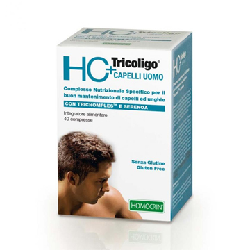 HC+ TRICOLIGO UOMO 40 COMPRESSE - farmasorriso.com