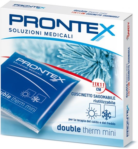 PRONTEX CUSCINETTO IN GEL RIUTILIZZABILE DOUBLE THERM 11X11CM - farmasorriso.com